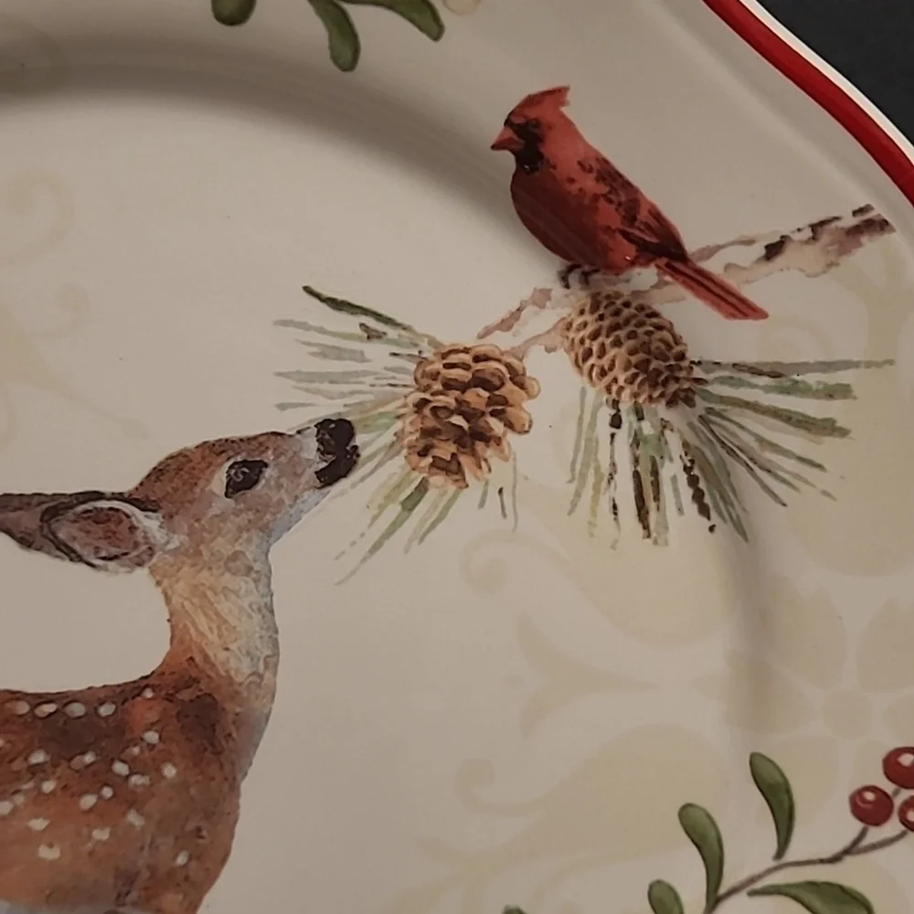 Better Homes and Garden Deer Plate - Picture 3 of 14